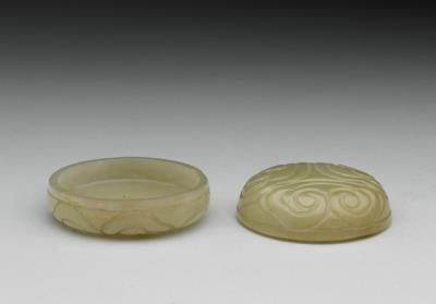 图片[3]-Round jade box with cloud pattern, Yuan dynasty, 1271-1368 C.E.-China Archive
